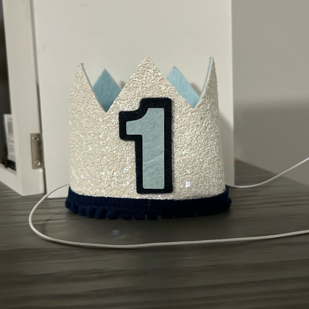 First birthday crown